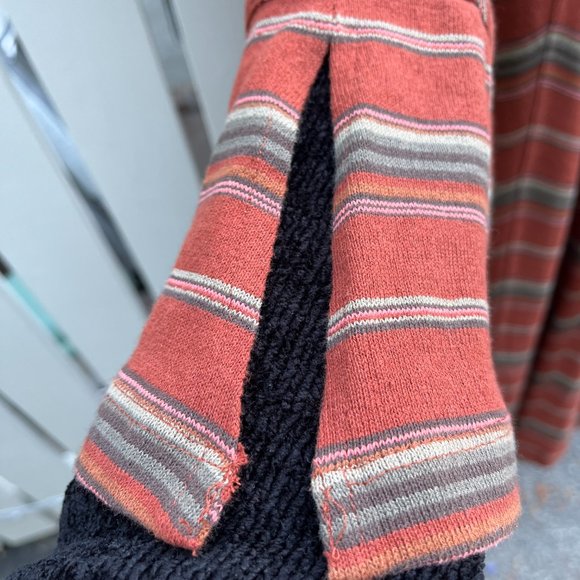 Free People Rust Chevron Striped Tunic Dress - Picture 13 of 15